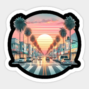 Sunset Boulevard Sticker